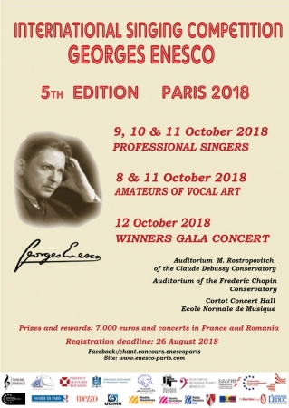 Concursul internațional "George Enescu" - Paris 2018
